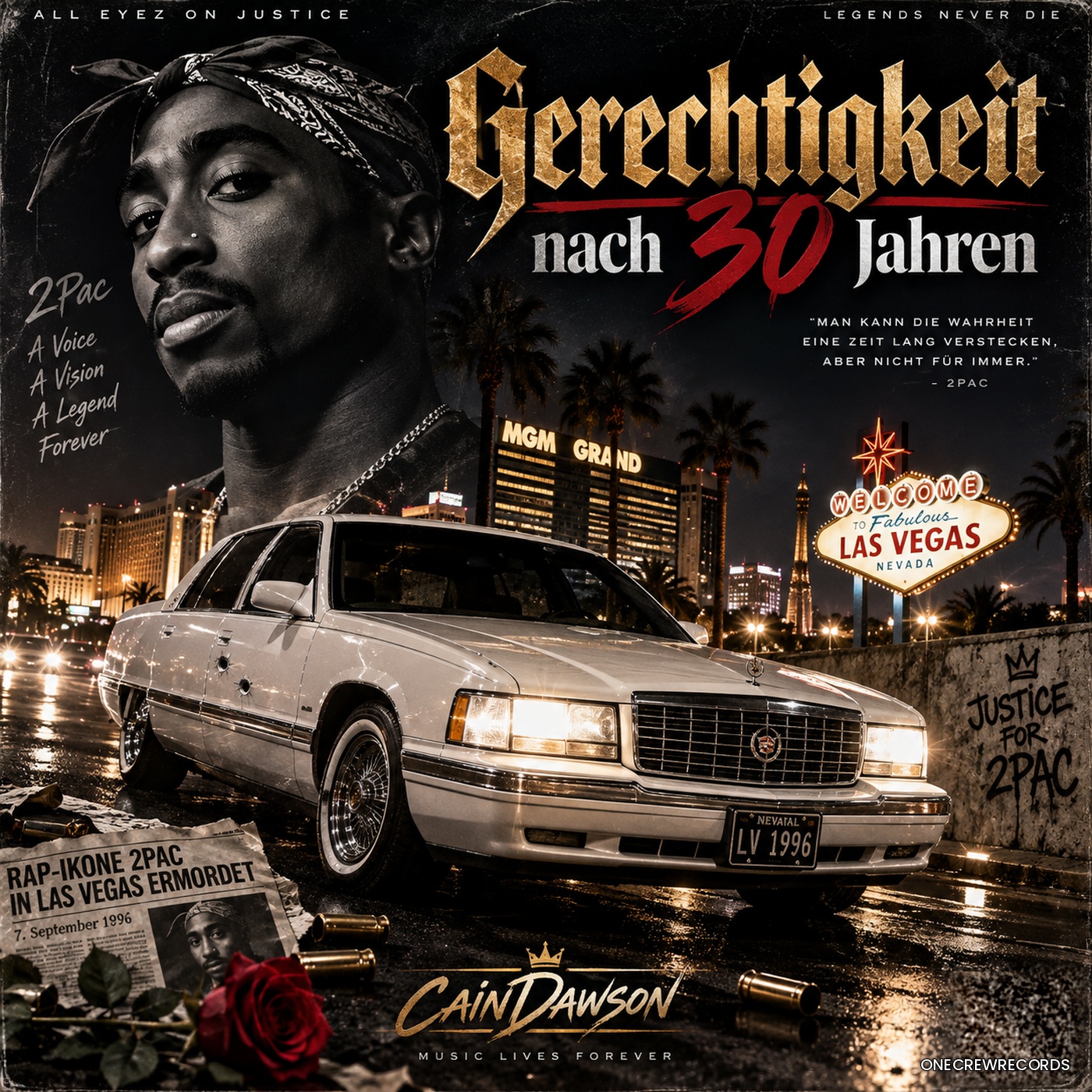 Cover Gerechtigkeit nach 30 Jahren | 2Pac Tribute